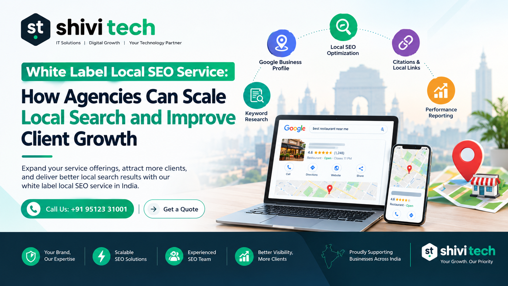 White Label Local SEO Growth Banner
