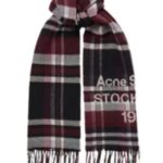 acne studios fringed checked knitted scarf 300x375 1