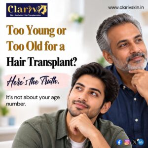 How Age Affects Whether You’re a Good Hair Transplant Candidate | Clariv Skin