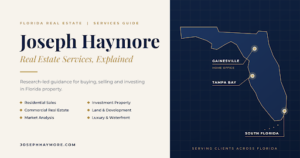 Joseph Haymore Real Estate Services: A Complete Guide for Florida Buyers, Sellers, and Investors 1 Joseph Haymore Real Estate Services: A Complete Guide for Florida Buyers, Sellers, and Investors