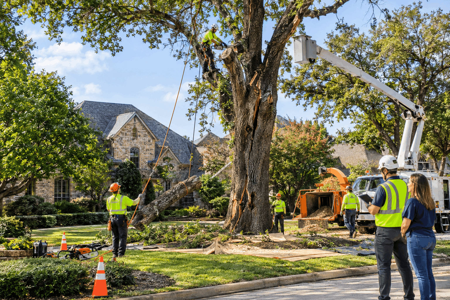 Insured Tree Removal Company in Colleyville TX