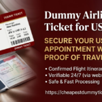 Dummy Airline Ticket for USA Visa: A Complete Guide for Indian