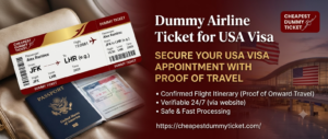 Dummy Airline Ticket for USA Visa: A Complete Guide for Indian 1 Dummy Airline Ticket for USA Visa: A Complete Guide for Indian