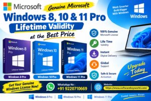 Genuine Microsoft Windows 8, 10 & 11 Pro – Lifetime Validity at the Best Price 1 Genuine Microsoft Windows 8, 10 & 11 Pro – Lifetime Validity at the Best Price