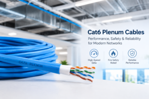 Cat6 Plenum Cables: A Smart Choice for Safe and High-Performance Networks 1 Cat6 Plenum Cables: A Smart Choice for Safe and High-Performance Networks