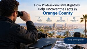 How Professional Investigators Help Uncover the Facts in Orange County 1 How Professional Investigators Help Uncover the Facts in Orange County