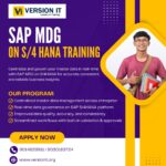 SAP MDG Training in Bangalore – Build Future Ready Career in Master Data Governance with Version IT