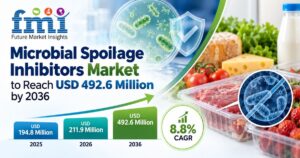 Microbial Spoilage Inhibitors Market to Reach USD 492.6 Million by 2036 at 8.8% CAGR 1 Microbial Spoilage Inhibitors Market to Reach USD 492.6 Million by 2036 at 8.8% CAGR