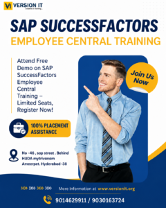 Master SAP SuccessFactors Employee Central with Version IT – Best Training in Bangalore for HR Career Growth