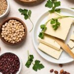 top view arrangement with seeds cheese 23 2148287501
