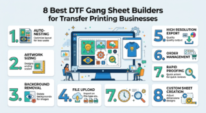 8 Best DTF Gang Sheet Builders for Transfer Printing Businesses