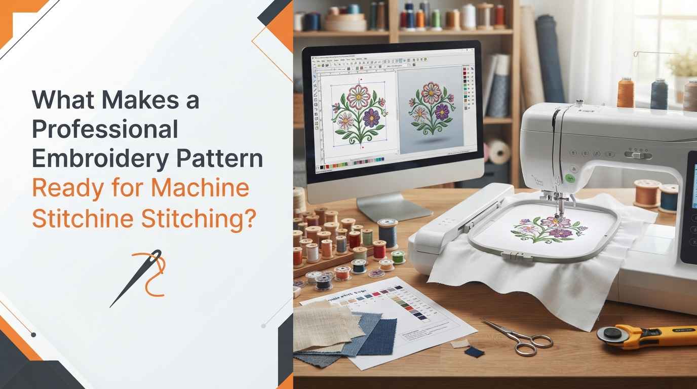 What Makes a Professional Embroidery Pattern Ready for Machine Stitching