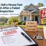 how to sell a house fast for cash after a failed home inspection