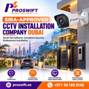 SIRA Approved CCTV Installation in Dubai: What Property Managers Should Know Before the First Camera Goes Up Proswift 1 SIRA Approved CCTV Installation in Dubai: What Property Managers Should Know Before the First Camera Goes Up Proswift