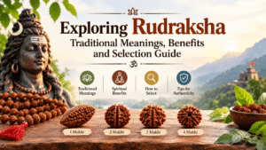 Exploring Rudraksha: Traditional Meanings, Benefits and Selection Guide 1 Exploring Rudraksha: Traditional Meanings, Benefits and Selection Guide