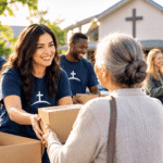 Warm Church Community Food Drive 1