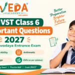 JNVST Class 6 Important Questions 2027