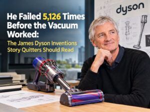 He Failed 5,126 Times Before the Vacuum Worked: The James Dyson Inventions Story Quitters Should Read