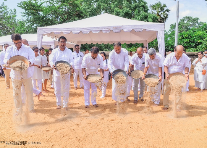 BOC - Bank of Ceylon continues Legacy : 41st Annual Sand Paving Ceremony at Anuradhapura Jaya Sri Maha Bodhi.