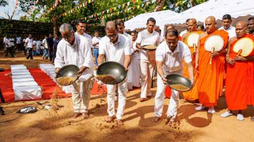 BOC - Bank of Ceylon conducts 43rd annual White Sand Paving Ceremony at Jaya Sri Maha Bodhi