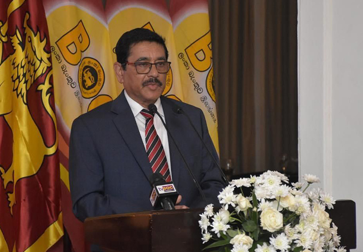 Governor of the Central Bank of Sri Lanka (CBSL).  Dr. Weerasinghe