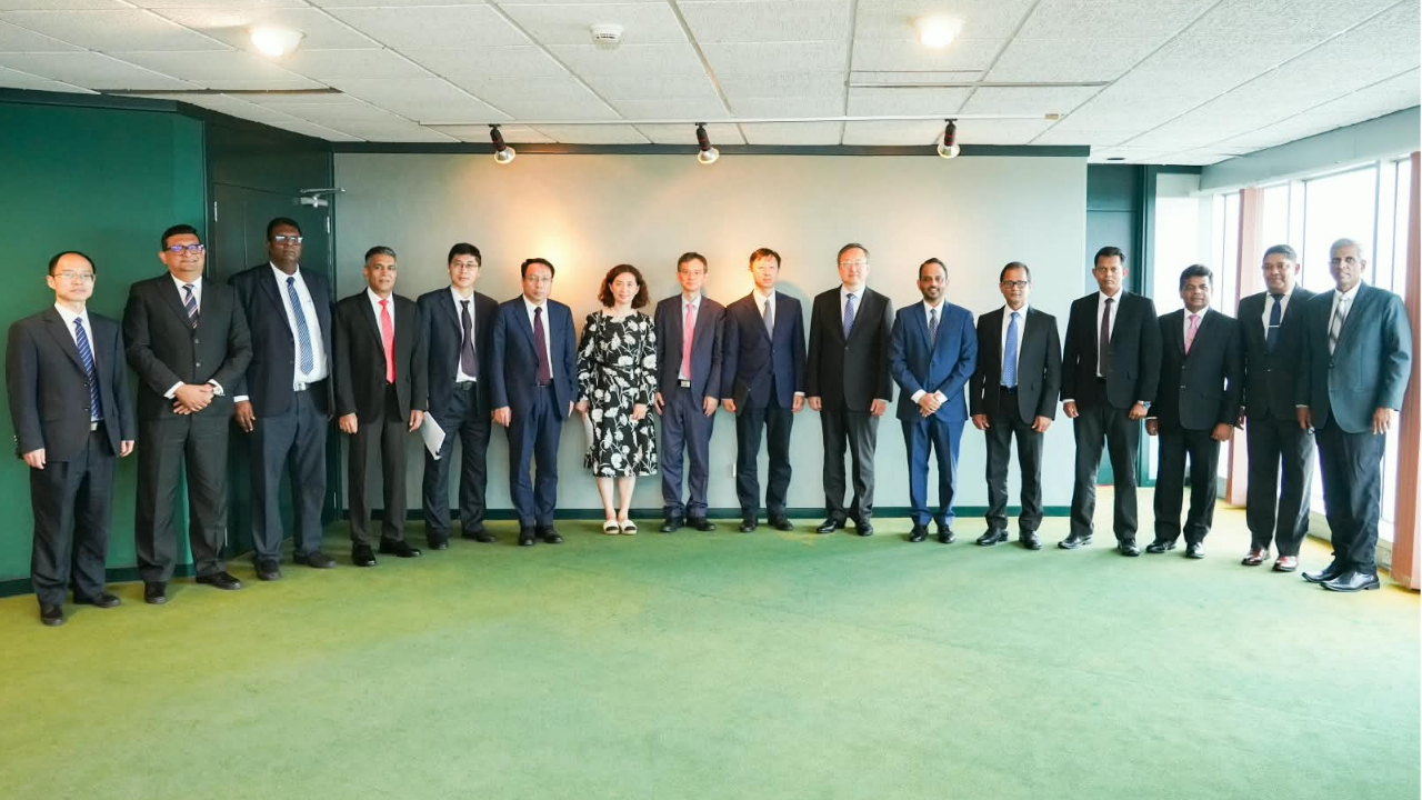 BOC Meets BOC — Two Banking Giants. Two Nations. A Future of Shared Prosperity - The leadership teams of Bank of Ceylon and Bank of China pose for a commemorative photograph.