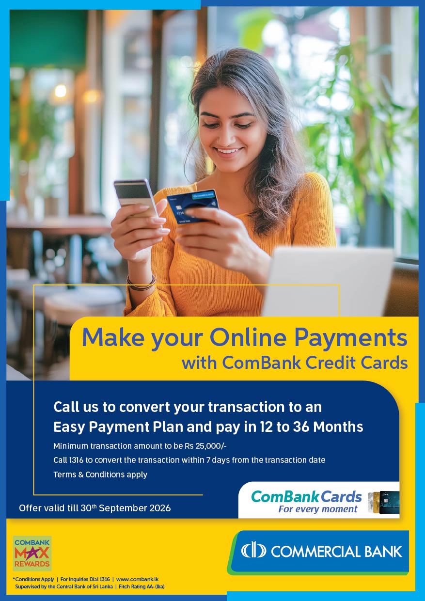 Make Your Online Payments With Combank Credit Cards