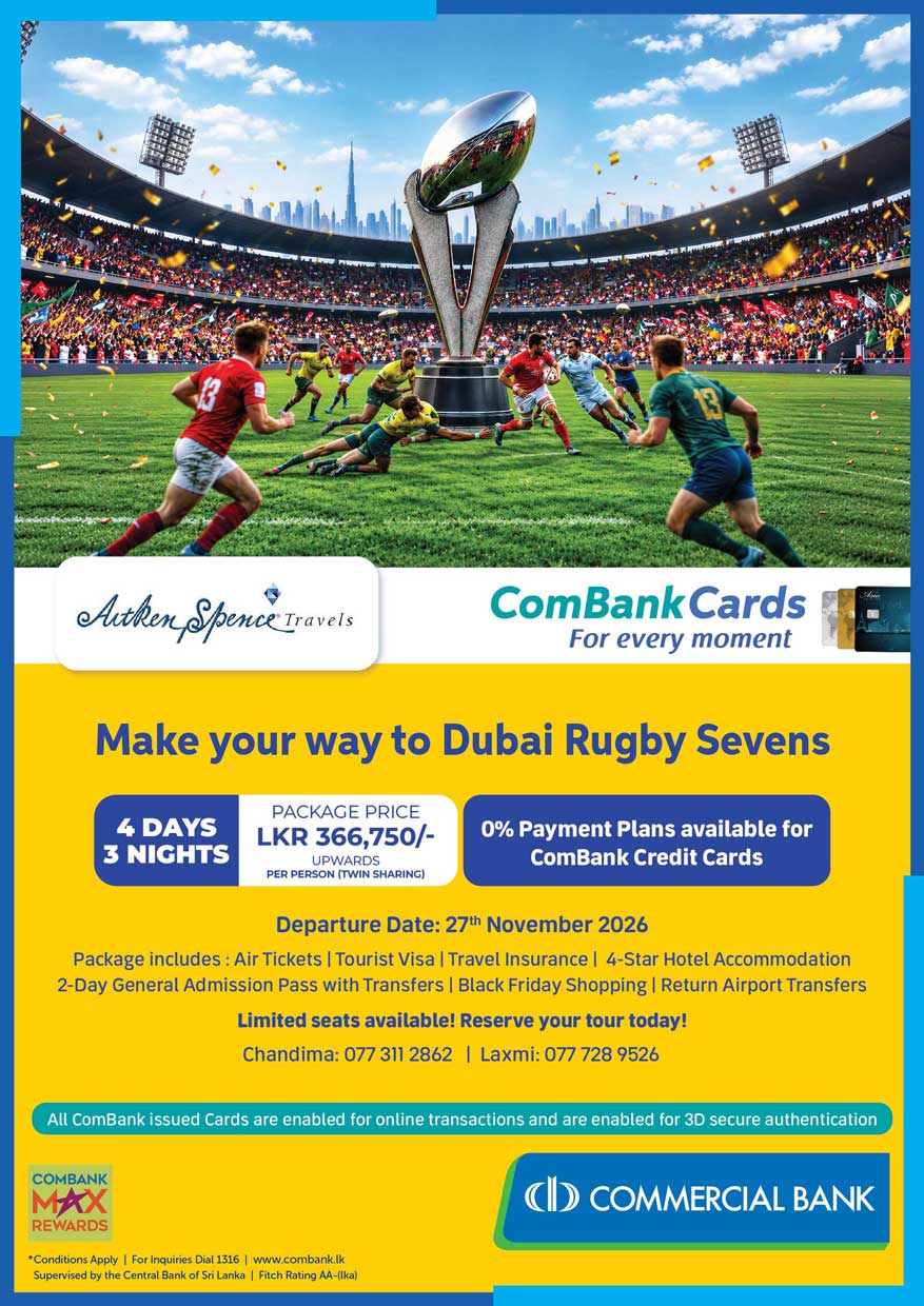 Make Your Way To Dubai Rugby Sevens With Aitken Spence Travels And Combank Credi