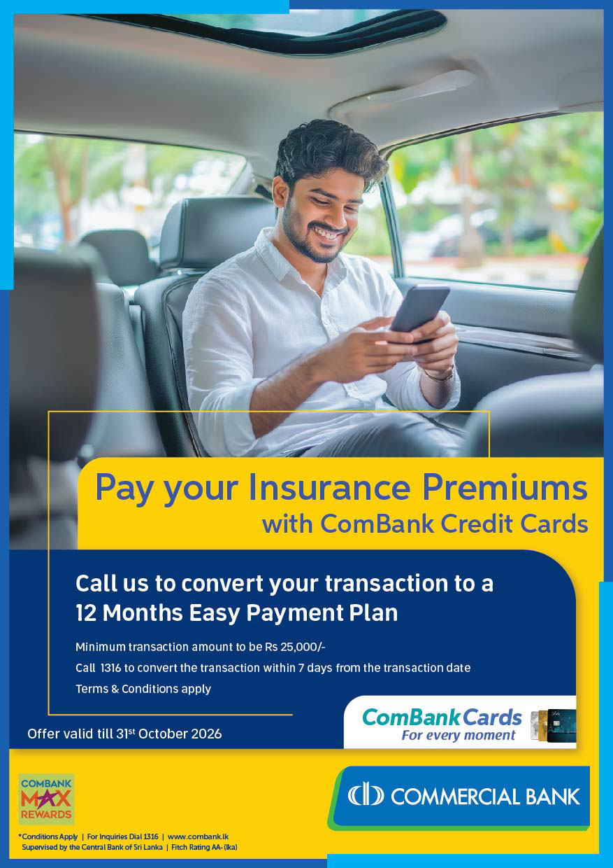 Pay Your Insurance Premiums Using Combank Credit Cards