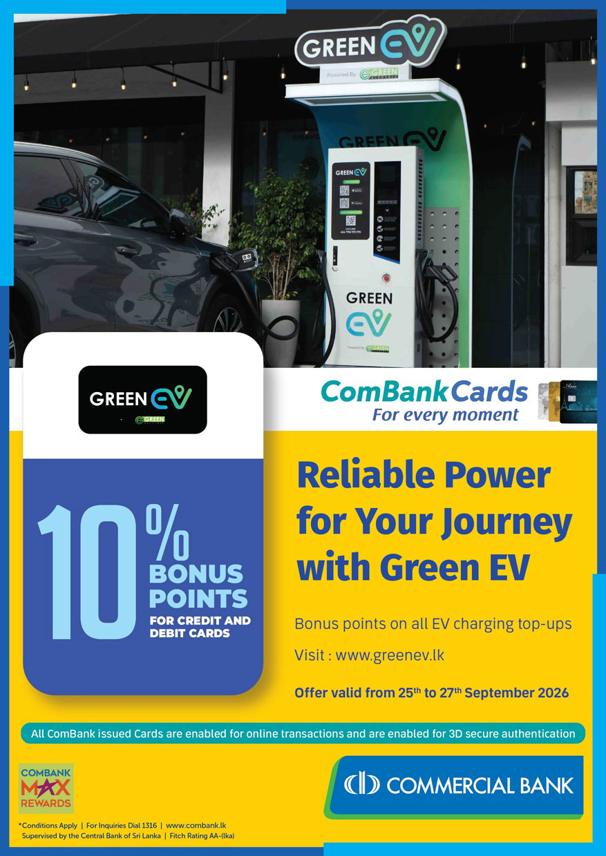 Celebrate World Ev Day With Green Ev Using Combank Credit And Debit Cards
