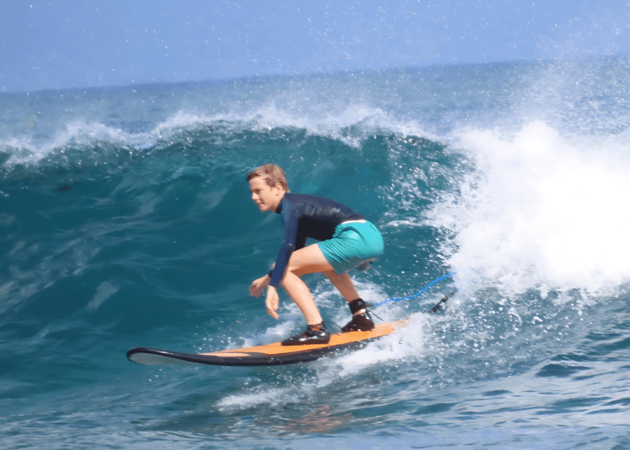Surf school for kids in Bali