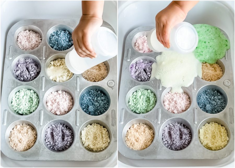 Easter-themed sensory play ideas by Christine Fieldhall