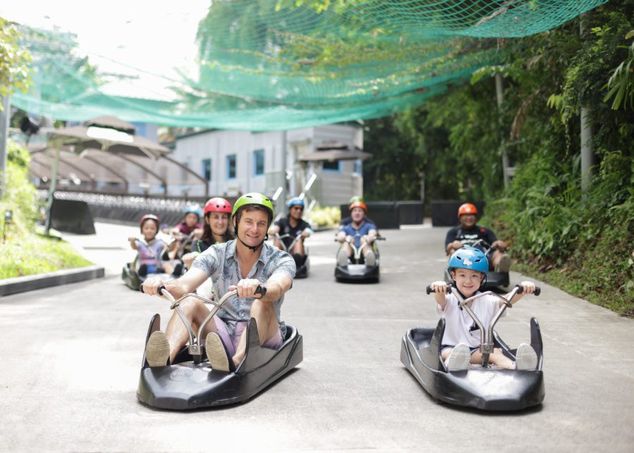 Clarke Gayford at the Skyline Luge | Top places to visit in New Zealand