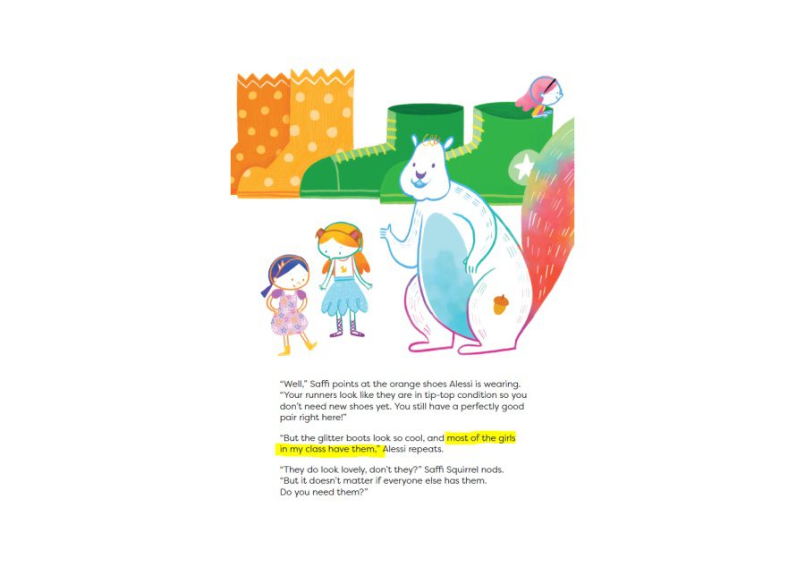 Saffi Squirrel financial literacy for kids books