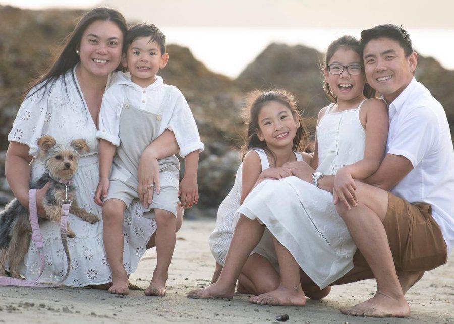Monique Leonardo Carlos and family | Saffi Squirrel financial literacy for kids books
