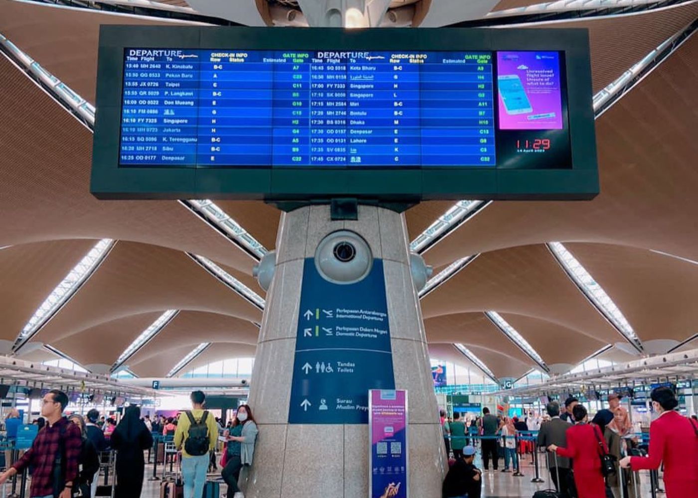kuala lumpur with kids flight