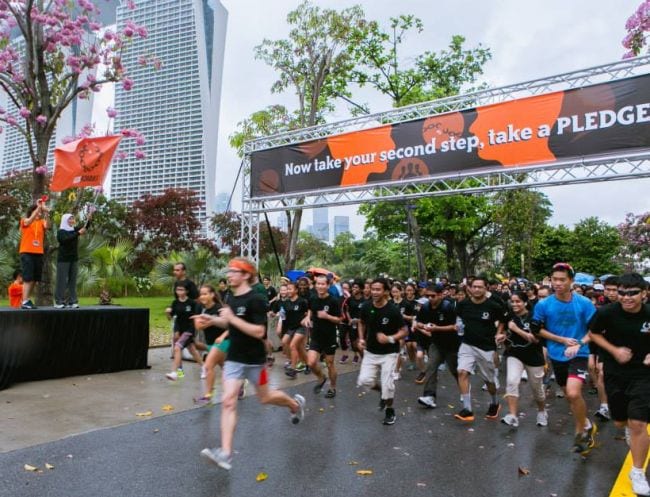 Charity events in Singapore: STEPS in the park