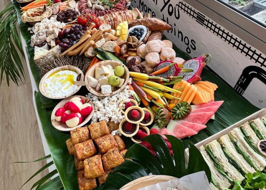 family-friendly catering lush platters