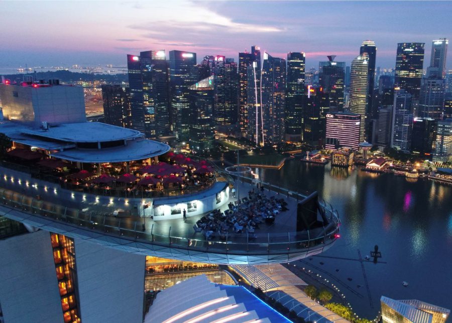 Cinewav Movies in the Sky at SkyPark Observation Deck | Alternative cinemas in Singapore
