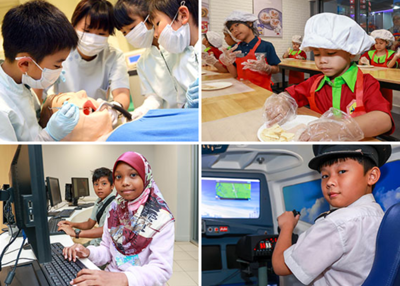 KidZania careers role playing