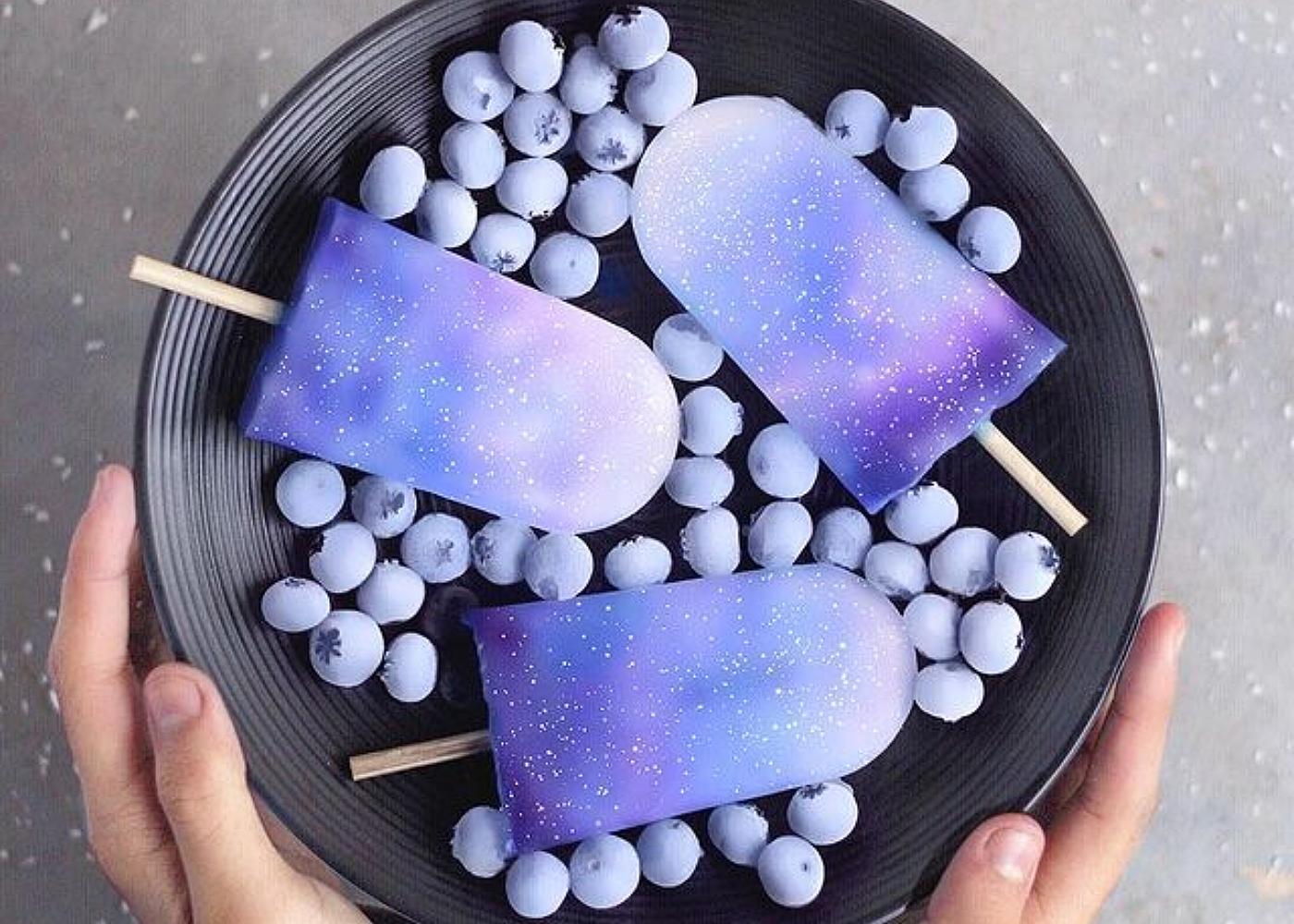 Intergalactic galaxy ice cream from Naturally Jo