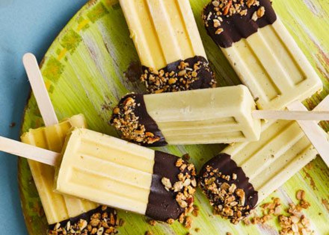 Tropical granola lollies by BBC Good Food