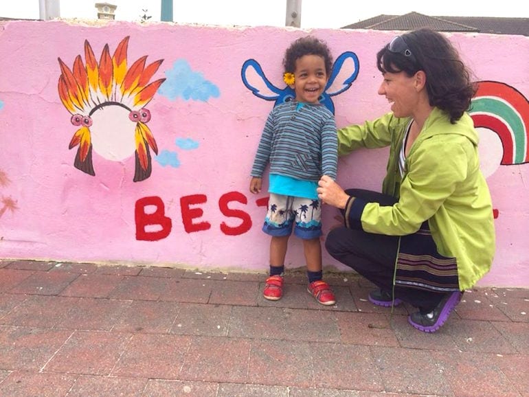 Single mum Rebecca is battling cancer and finding positivity and meaning through motherhood. 