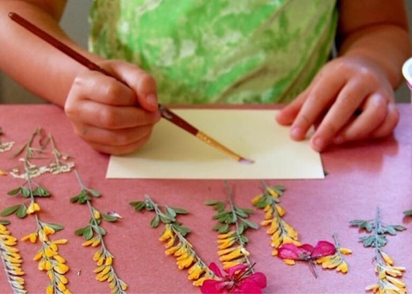 Learn the art of flower pressing | old-school activities for kids