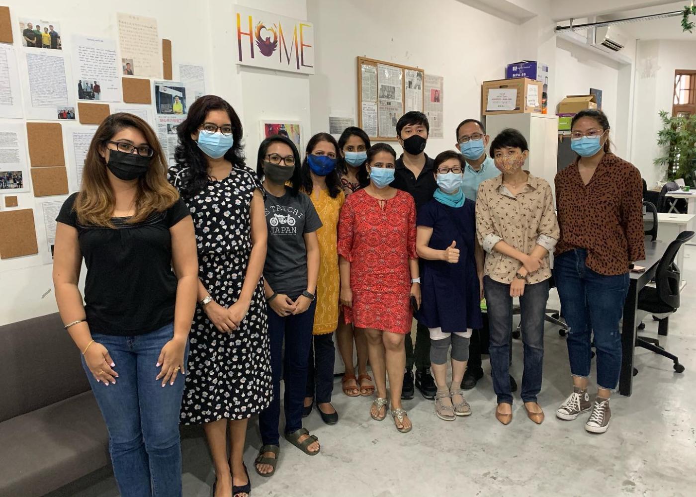 Staff, domestic workers and volunteers of HOME Singapore