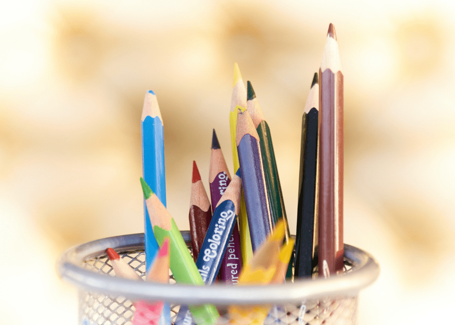 colouring pencils school acronyms
