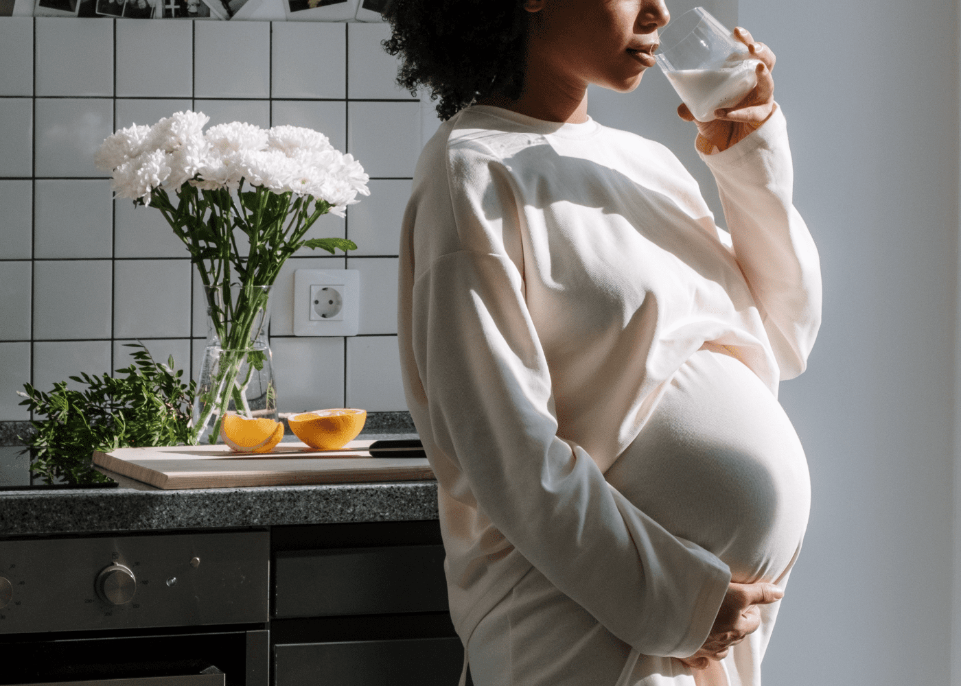 Pregnancy water sip citrus