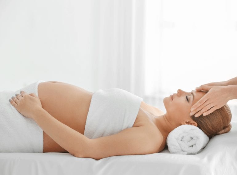 pregnant wife