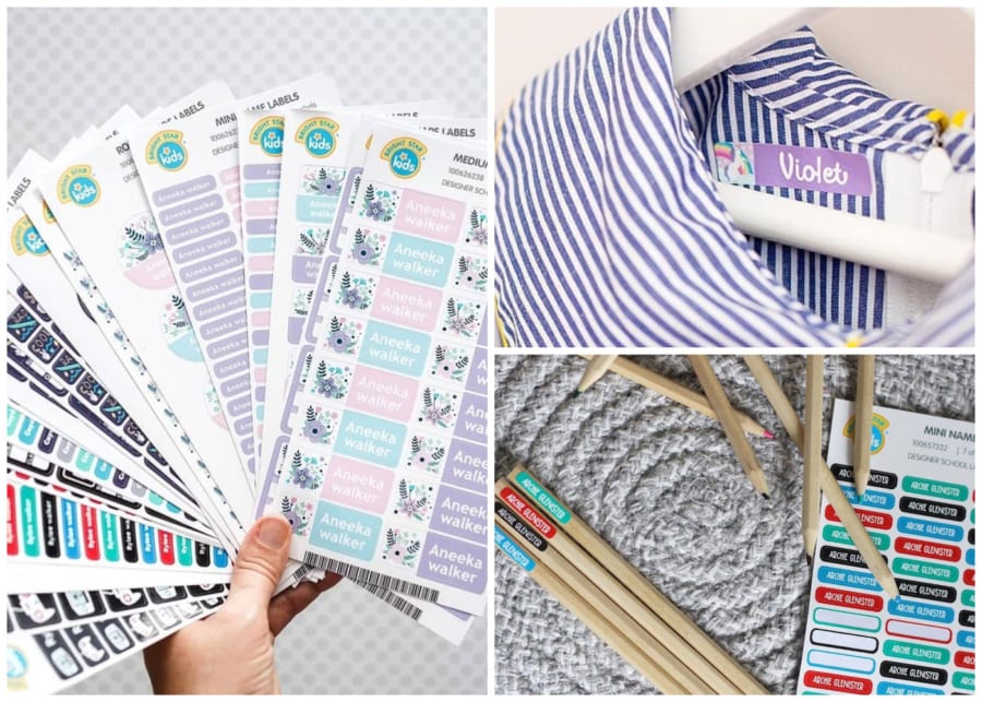 bright star kids | name labels and stickers