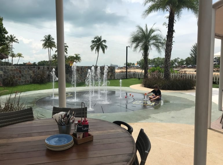 Trapizza on Sentosa for kids play and lunch